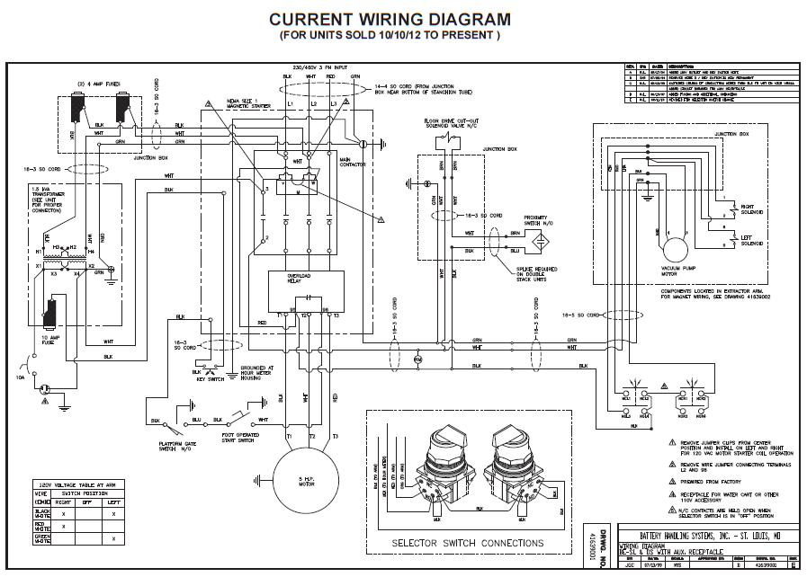 Current BE-SL and BE-DS with Auxiliary Receptacle Wiring Diagram
