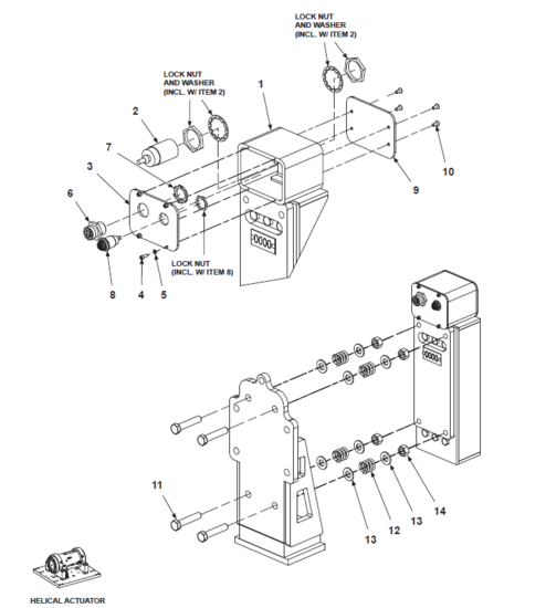 BE-SL & BE-DS Magnet Assembly (Helical Actuator)