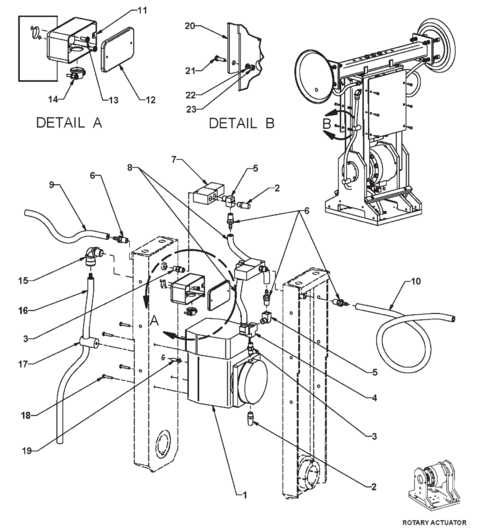 BE-SL&DS Vacuum Pump (Rotary Actuator)