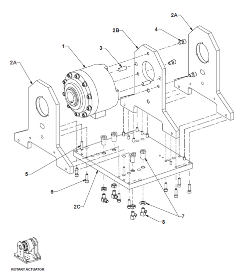 BE-TS Extended Reach Rotary Actuator