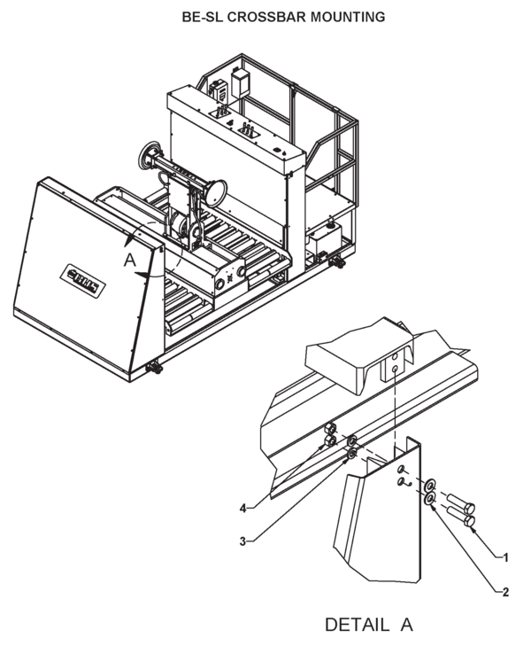 BE-SL Crossbar Mounting