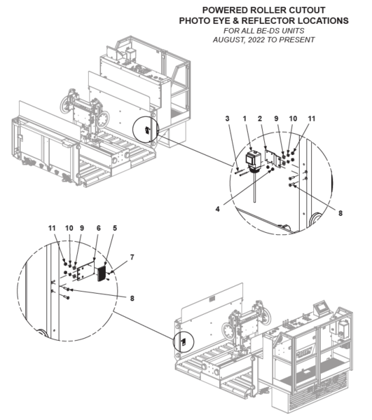 File:IOP-400 BE-SL&DS (10-23) Powered Roller Cutout Photo Eye & Reflector Locations (August 2022 to Present).png