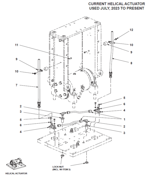 BE-SL & BE-DS Current Extended Reach Helical Actuator