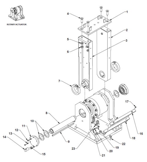 BE-TS Swing Arms (Rotary Actuator)
