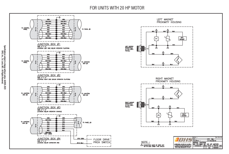 BE-TS Magnet Wiring Diagram-20HP Motor-03