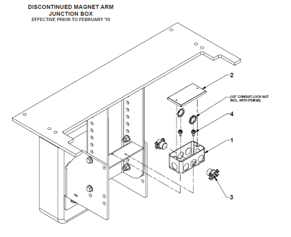 ATC Junction Box Magnet Arm