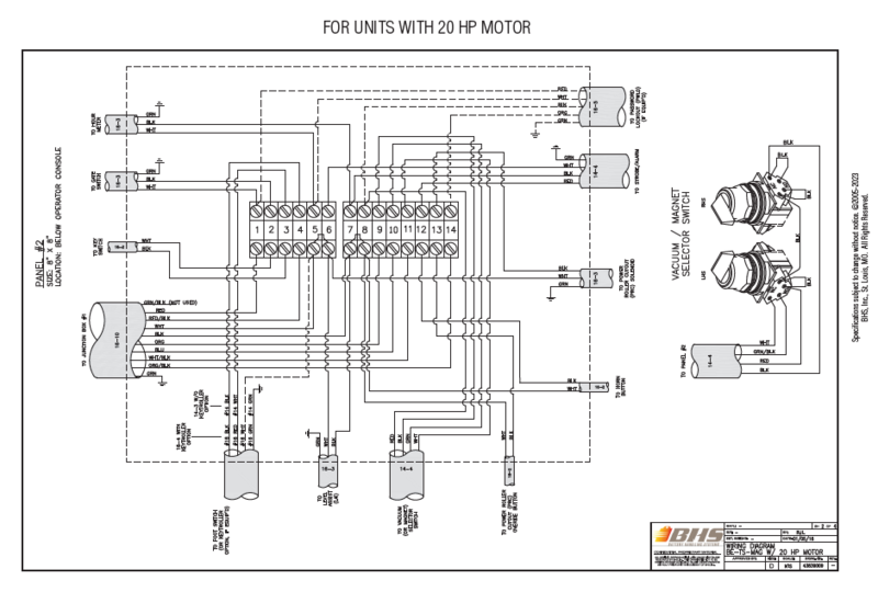 BE-TS Magnet Wiring Diagram-20HP Motor-02
