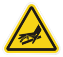 Warning Hydrualic Hazard