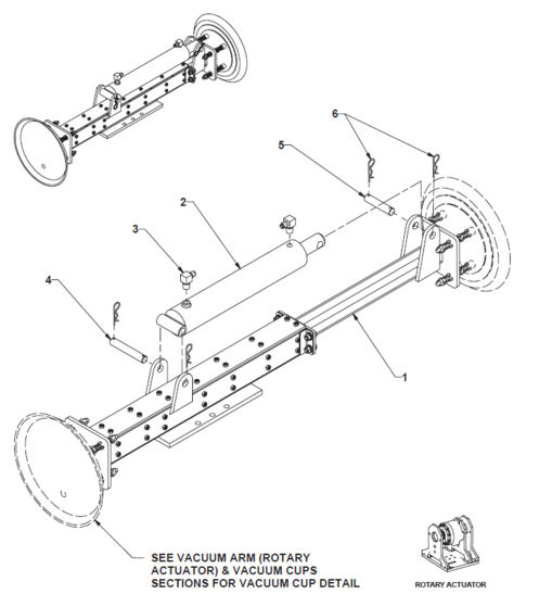 BE-TS Vacuum Extended Reach (Rotary Actuator)