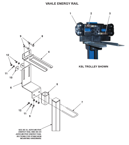 BE-SL & BE-DS Vahle Energy Rail