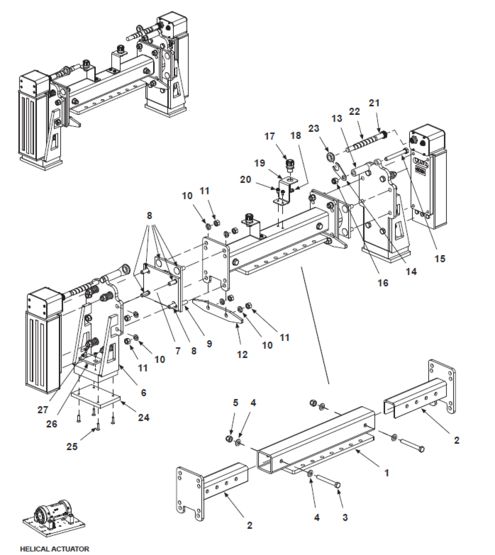 BE-SL & BE-DS Magnet Arm (Helical Actuator)