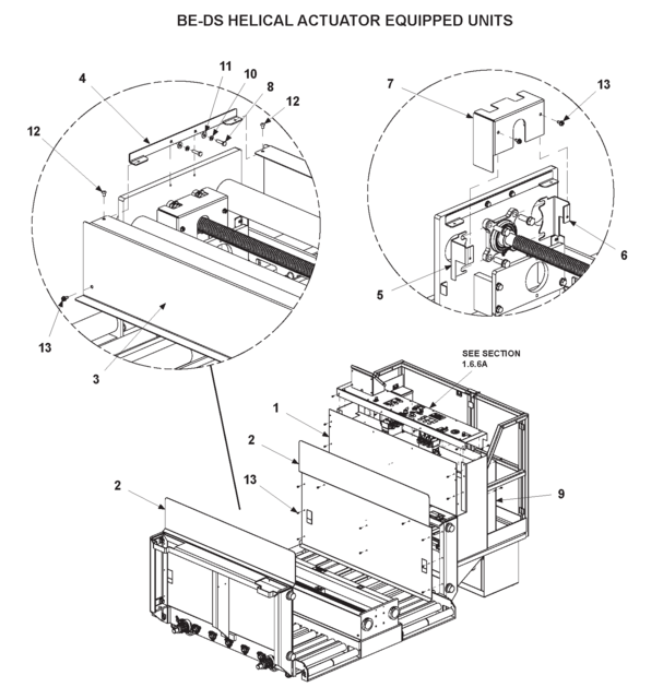 BE-DS-Helical Actuator Units Inner Guards
