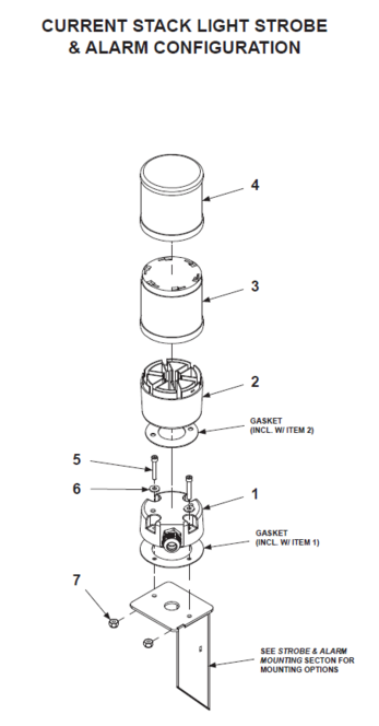 BE-SL & BE-DS Current Stack Light & Alarm Configuration